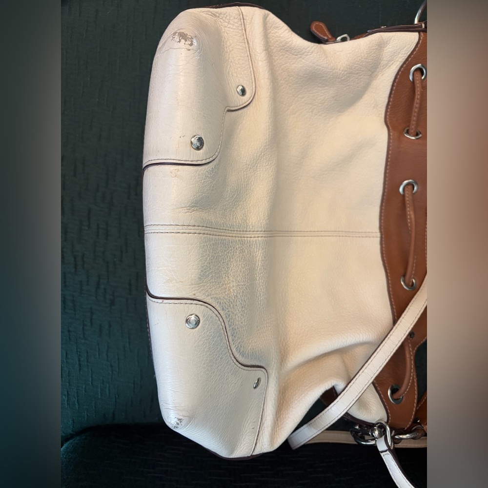 🧧 Coach Original Bucket Bag in Bicolor Leather - Picture 10 of 10